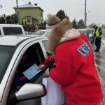 14.02.2025. Kielce. Akcja „Nie rozlewaj krwi na drodze” / Fot. Daniel Czwartosz - Radio Kielce