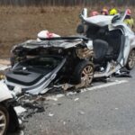 06.02.2025. Koliszowy. Wypadek / źródło: PSP Końskie