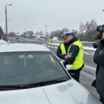 14.02.2025. Kielce. Akcja „Nie rozlewaj krwi na drodze” / Fot. Daniel Czwartosz - Radio Kielce
