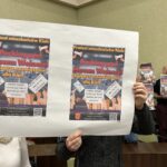 13.02.2025. Kielce. Sesja rady miasta. Mieszkańcy podczas omawiania tematu parkingu na Placu Wolnośc / Fot. Marcin Marszałek - Radio Kielce