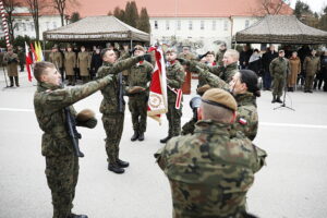 02.02.2025 Kielce. Przysięga żołnierzy WOT / Fot. Wiktor Taszłow - Radio Kielce