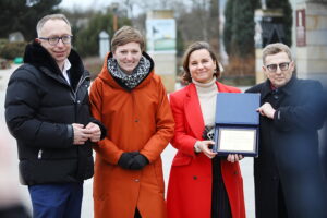 01.02.2025. Kielce. Plac Wolności. Konferencja prasowa / Fot. Wiktor Taszłow - Radio Kielce