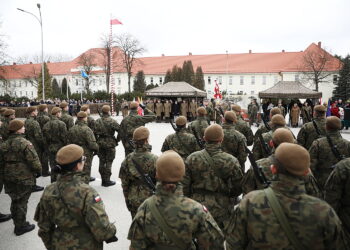 02.02.2025 Kielce. Przysięga żołnierzy WOT / Fot. Wiktor Taszłow - Radio Kielce