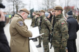 02.02.2025 Kielce. Przysięga żołnierzy WOT / Fot. Wiktor Taszłow - Radio Kielce