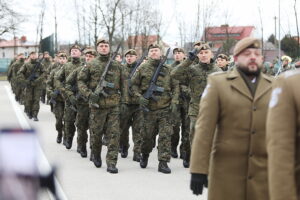 02.02.2025 Kielce. Przysięga żołnierzy WOT / Fot. Wiktor Taszłow - Radio Kielce