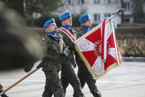 07.02.2025. Kielce. Przekazanie obowiązków na stanowisku komendanta CPdMZ / Fot. Wiktor Taszłow - Radio Kielce