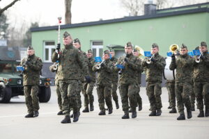 07.02.2025. Kielce. Przekazanie obowiązków na stanowisku komendanta CPdMZ / Fot. Wiktor Taszłow - Radio Kielce