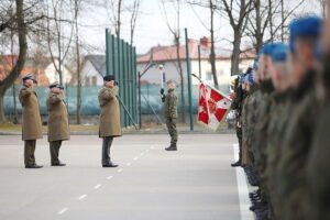 07.02.2025. Kielce. Przekazanie obowiązków na stanowisku komendanta CPdMZ / Fot. Wiktor Taszłow - Radio Kielce