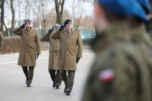 07.02.2025. Kielce. Przekazanie obowiązków na stanowisku komendanta CPdMZ / Fot. Wiktor Taszłow - Radio Kielce