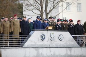 07.02.2025. Kielce. Przekazanie obowiązków na stanowisku komendanta CPdMZ / Fot. Wiktor Taszłow - Radio Kielce