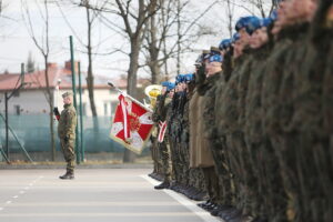 07.02.2025. Kielce. Przekazanie obowiązków na stanowisku komendanta CPdMZ / Fot. Wiktor Taszłow - Radio Kielce