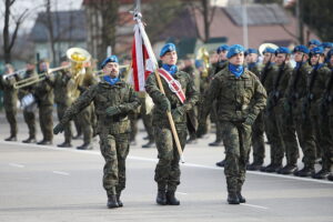 07.02.2025. Kielce. Przekazanie obowiązków na stanowisku komendanta CPdMZ / Fot. Wiktor Taszłow - Radio Kielce