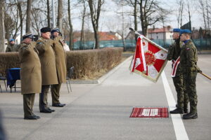 07.02.2025. Kielce. Przekazanie obowiązków na stanowisku komendanta CPdMZ / Fot. Wiktor Taszłow - Radio Kielce