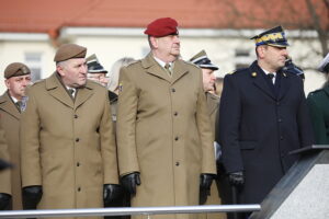 07.02.2025. Kielce. Przekazanie obowiązków na stanowisku komendanta CPdMZ / Fot. Wiktor Taszłow - Radio Kielce