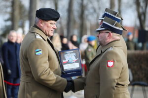 07.02.2025. Kielce. Przekazanie obowiązków na stanowisku komendanta CPdMZ / Fot. Wiktor Taszłow - Radio Kielce