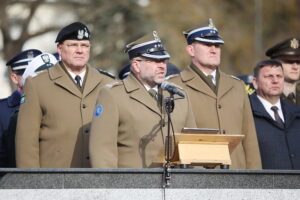 07.02.2025. Kielce. Przekazanie obowiązków na stanowisku komendanta CPdMZ / Fot. Wiktor Taszłow - Radio Kielce