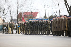 07.02.2025. Kielce. Przekazanie obowiązków na stanowisku komendanta CPdMZ / Fot. Wiktor Taszłow - Radio Kielce