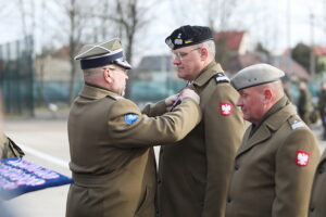 07.02.2025. Kielce. Przekazanie obowiązków na stanowisku komendanta CPdMZ / Fot. Wiktor Taszłow - Radio Kielce