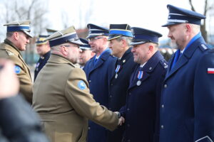 07.02.2025. Kielce. Przekazanie obowiązków na stanowisku komendanta CPdMZ / Fot. Wiktor Taszłow - Radio Kielce