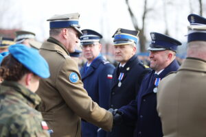 07.02.2025. Kielce. Przekazanie obowiązków na stanowisku komendanta CPdMZ / Fot. Wiktor Taszłow - Radio Kielce