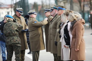 07.02.2025. Kielce. Przekazanie obowiązków na stanowisku komendanta CPdMZ / Fot. Wiktor Taszłow - Radio Kielce