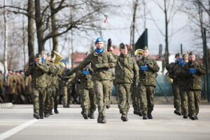 07.02.2025. Kielce. Przekazanie obowiązków na stanowisku komendanta CPdMZ / Fot. Wiktor Taszłow - Radio Kielce