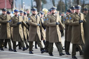 07.02.2025. Kielce. Przekazanie obowiązków na stanowisku komendanta CPdMZ / Fot. Wiktor Taszłow - Radio Kielce