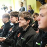 10.02.2025. Kielce. Kielecki Park Technologiczny. Podsumowanie klas patronackich w Zespole Szkół Elektrycznych w Kielcach / Fot. Wiktor Taszłow - Radio Kielce