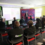 10.02.2025. Kielce. Kielecki Park Technologiczny. Podsumowanie klas patronackich w Zespole Szkół Elektrycznych w Kielcach / Fot. Wiktor Taszłow - Radio Kielce