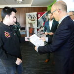 10.02.2025. Kielce. Kielecki Park Technologiczny. Podsumowanie klas patronackich w Zespole Szkół Elektrycznych w Kielcach / Fot. Wiktor Taszłow - Radio Kielce