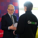 10.02.2025. Kielce. Kielecki Park Technologiczny. Podsumowanie klas patronackich w Zespole Szkół Elektrycznych w Kielcach / Fot. Wiktor Taszłow - Radio Kielce