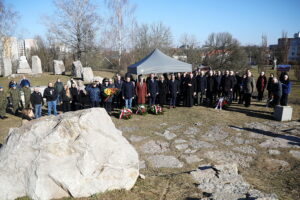 10.02.2025. Kielce. Uroczystości upamiętniające 85. rocznicę pierwszej deportacji Polaków na Syberię / Fot. Wiktor Taszłow – Radio Kielce