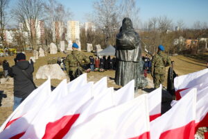 10.02.2025. Kielce. Uroczystości upamiętniające 85. rocznicę pierwszej deportacji Polaków na Syberię / Fot. Wiktor Taszłow – Radio Kielce