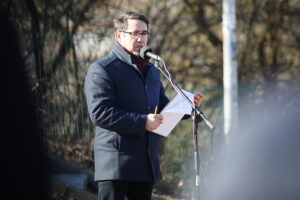 10.02.2025. Kielce. Uroczystości upamiętniające 85. rocznicę pierwszej deportacji Polaków na Syberię / Fot. Wiktor Taszłow – Radio Kielce