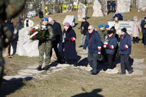 10.02.2025. Kielce. Uroczystości upamiętniające 85. rocznicę pierwszej deportacji Polaków na Syberię / Fot. Wiktor Taszłow – Radio Kielce