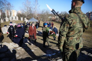 10.02.2025. Kielce. Uroczystości upamiętniające 85. rocznicę pierwszej deportacji Polaków na Syberię / Fot. Wiktor Taszłow – Radio Kielce