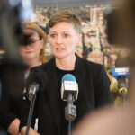 10.02.2025. Kielce. Urząd Miasta Kielce. Konferencja dotycząca zmian organizacyjnych w zakresie polityki społecznej / Fot. Wiktor Taszłow - Radio Kielce