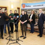 10.02.2025. Kielce. Urząd Miasta Kielce. Konferencja dotycząca zmian organizacyjnych w zakresie polityki społecznej / Fot. Wiktor Taszłow - Radio Kielce