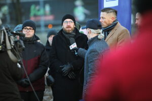 12.02.2025 Kielce. Droga Krajowa S74. Program Interwencja / Fot. Wiktor Taszłow - Radio Kielce