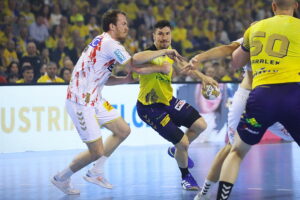 12.02.2025 Kielce. Mecz Ligi Mistrzów: Industria Kielce - SC Magdeburg / Fot. Wiktor Taszłow - Radio Kielce