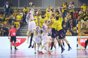 12.02.2025 Kielce. Mecz Ligi Mistrzów: Industria Kielce - SC Magdeburg / Fot. Wiktor Taszłow - Radio Kielce