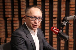 13.02.2025 Rozmowa Dnia. Na zdjęciu: Artur Gierada, poseł Koalicji Obywatelskiej / Fot. Wiktor Taszłow