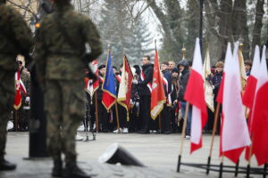 14.02.2025 Kielce. Obchody Narodowego Dnia Pamięci Żołnierzy Armii Krajowej / Fot. Wiktor Taszłow