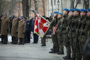 14.02.2025 Kielce. Obchody Narodowego Dnia Pamięci Żołnierzy Armii Krajowej / Fot. Wiktor Taszłow