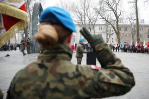 14.02.2025 Kielce. Obchody Narodowego Dnia Pamięci Żołnierzy Armii Krajowej / Fot. Wiktor Taszłow