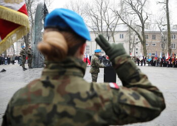 14.02.2025 Kielce. Obchody Narodowego Dnia Pamięci Żołnierzy Armii Krajowej / Fot. Wiktor Taszłow