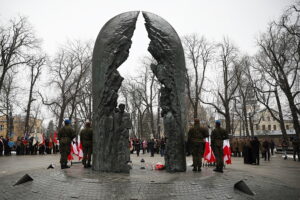 14.02.2025 Kielce. Obchody Narodowego Dnia Pamięci Żołnierzy Armii Krajowej / Fot. Wiktor Taszłow