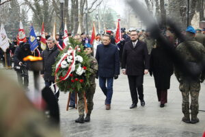 14.02.2025 Kielce. Obchody Narodowego Dnia Pamięci Żołnierzy Armii Krajowej / Fot. Wiktor Taszłow