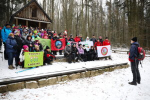 16.02.2025. Święta Katarzyna. Zimowe wejście na Łysicę / Fot. Wiktor Taszłow - Radio Kielce