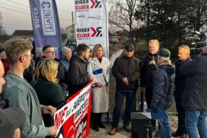 05.02.2025. Interwencja Radia Kielce i TVP3 Kielce / Fot. Wojciech Połeć - Radio Kielce